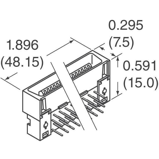 FX2-60P-1.27DS(71) Hirose Electric Co Ltd  Centronics-Steckverbinder
